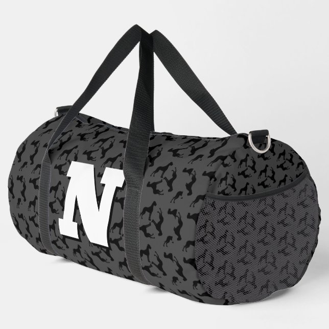 Great Dane Monogramed Duffle Bag (Right Corner)