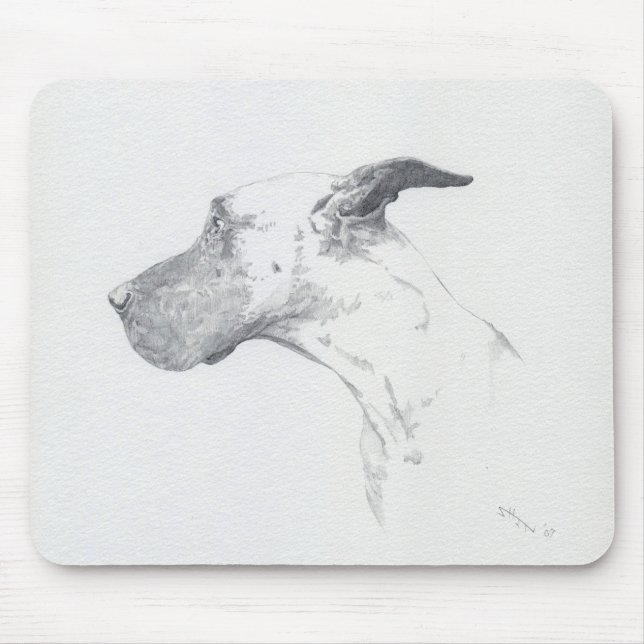 Great Dane Mouse Pad (Front)