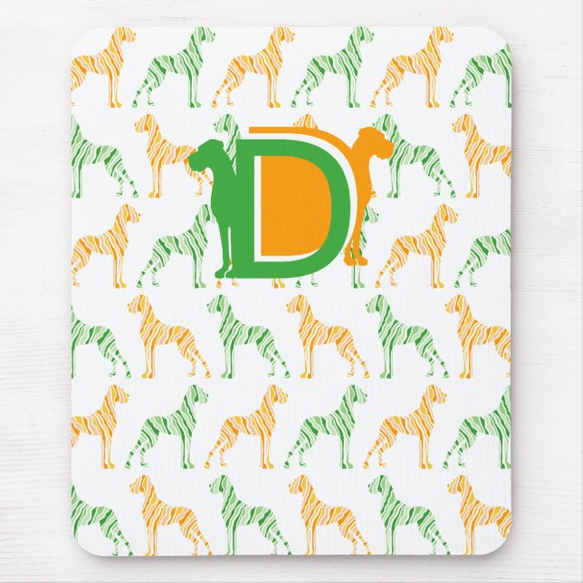 Great Dane Mouse Pad (Front)