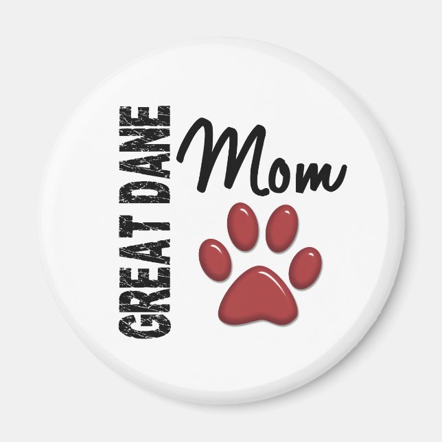 Great Dane Mum 2 Magnet (Front)