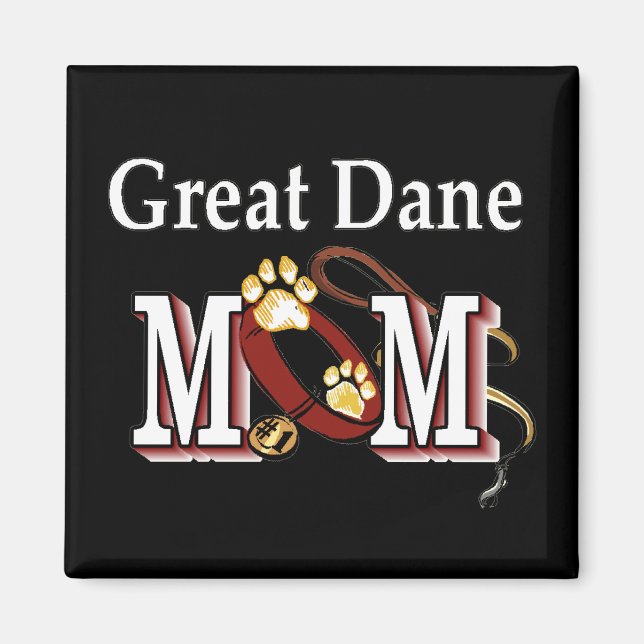 Great Dane Mum Gifts Magnet (Front)
