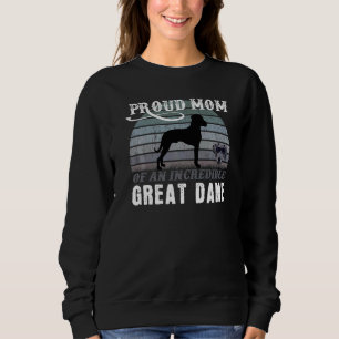 Great Dane Mum I Love Great Danes Dog Mama Mother  Sweatshirt