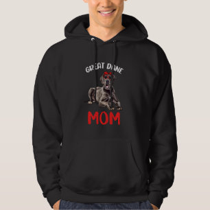 Great Dane Mum Mama Great Dane Dog Owner Women Cu Hoodie
