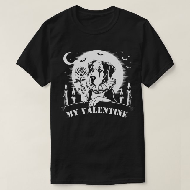 Great Dane "My Valentine" T-Shirt (Design Front)