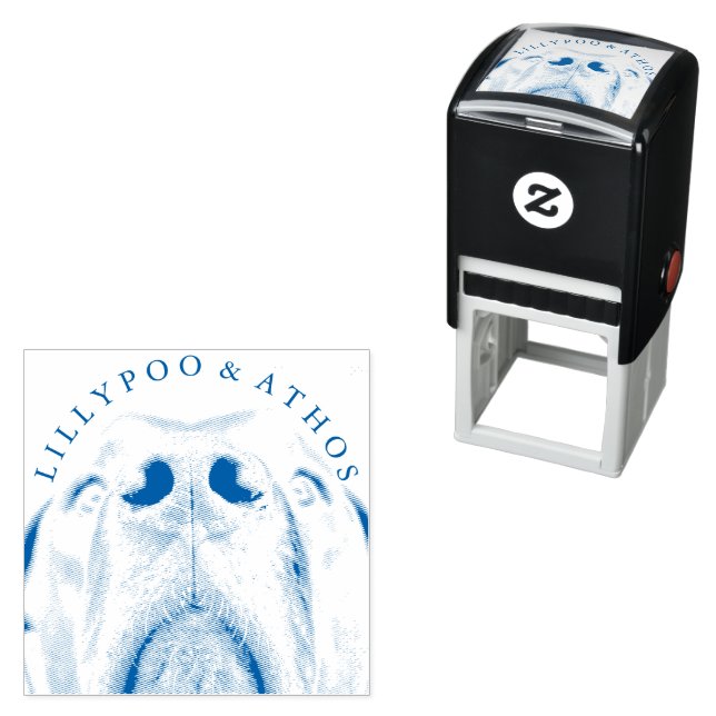 Great Dane Nose Stamps (In Situ)