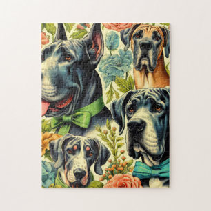 Great Dane Painting Jigsaw Puzzle