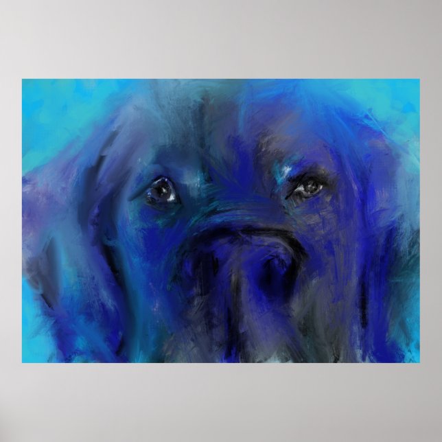 Great Dane Painting Poster (Front)
