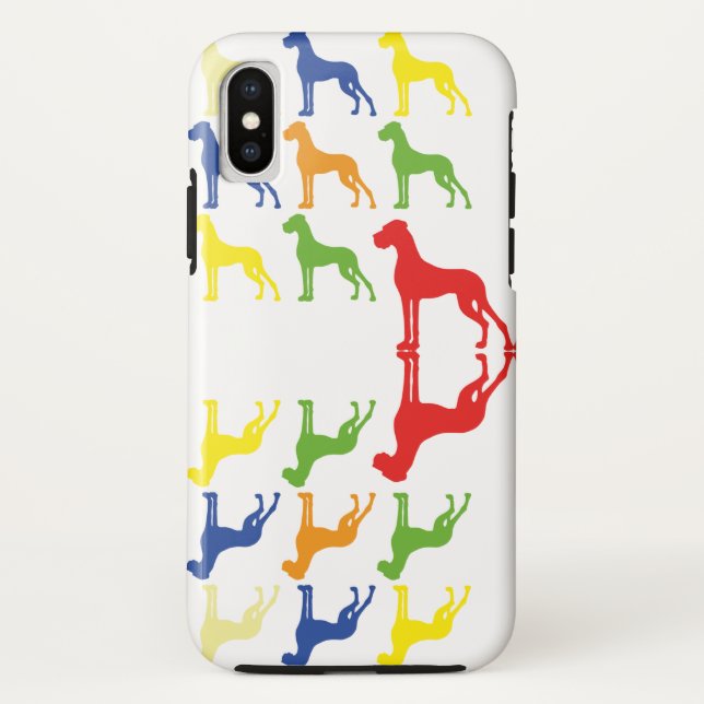 Great Dane Pattern Case-Mate iPhone Case (Back)