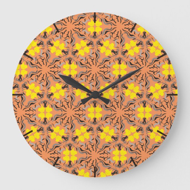Great Dane Pattern Large Clock (Front)