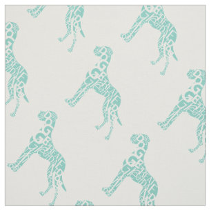Great Dane patterntypo Fabric