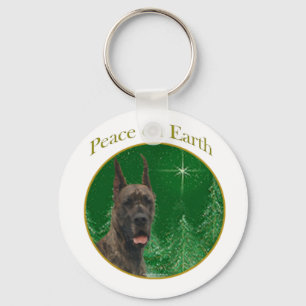 Great Dane Peace Key Ring