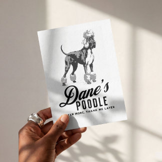 Great Dane Poodle Mixed breed: Neuter more! Invitation