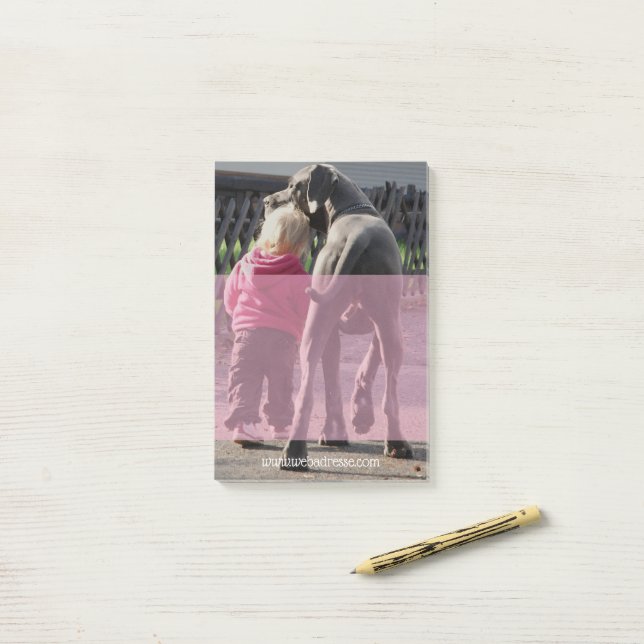 Great Dane Post-it Notes (On Desk)