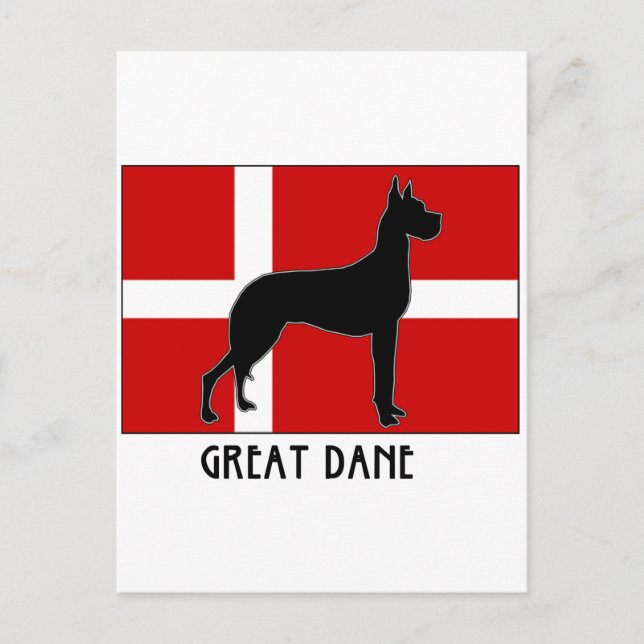 Great Dane Postcard (Front)