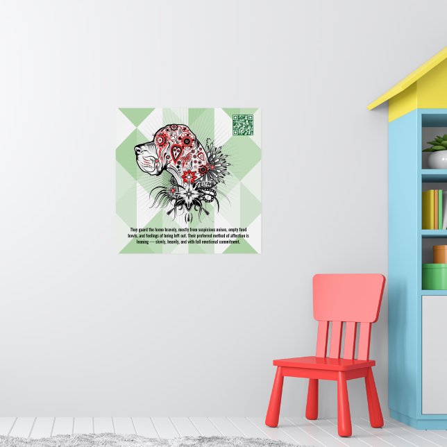 Great Dane Poster (Nursery 1)