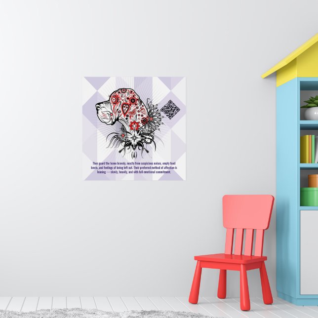 Great Dane Poster (Nursery 1)