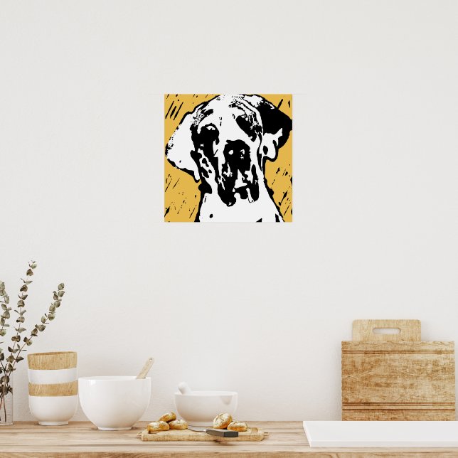 Great Dane Poster (Kitchen)