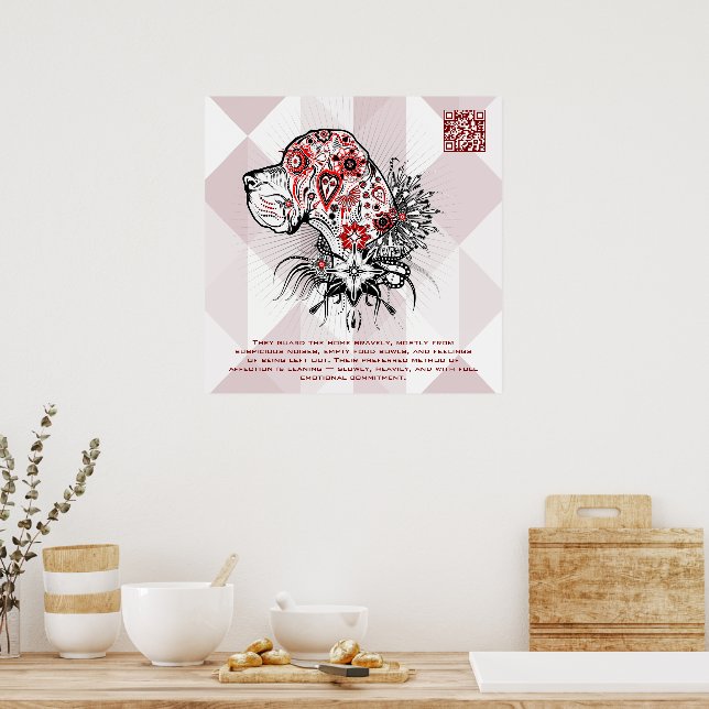 Great Dane Poster (Kitchen)