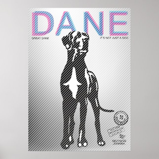 Great Dane Poster (Front)