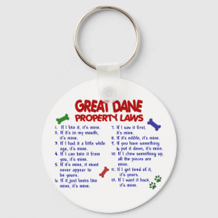 GREAT DANE Property Laws 2 Key Ring