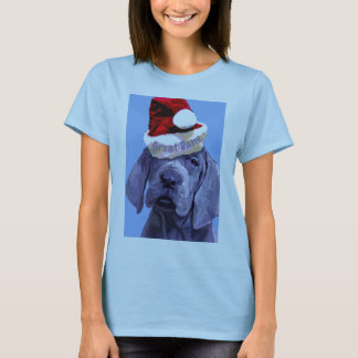 Great Dane Puppy Christmas Woman's T-Shirt