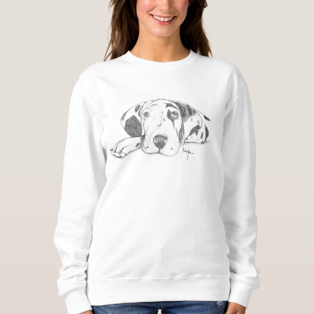Great Dane Puppy Sweatshirt (Front)
