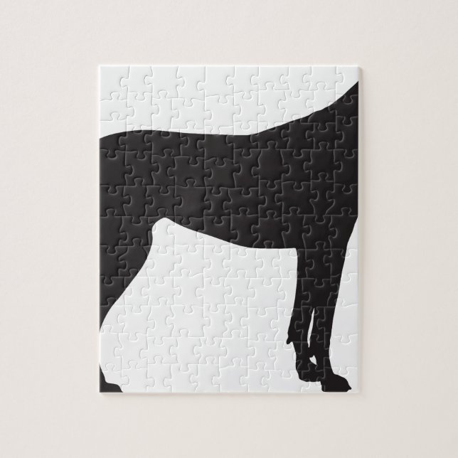 Great Dane Silhouette Jigsaw Puzzle (Vertical)