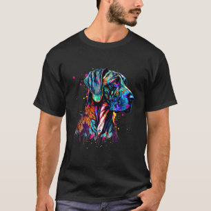 Great Dane Splash Art Dane T-Shirt