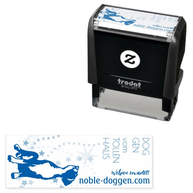 Great Dane Stamp Maker with Ink Pad (In Situ)