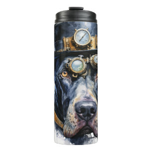 Great Dane Steampunk Dog Thermal Tumbler