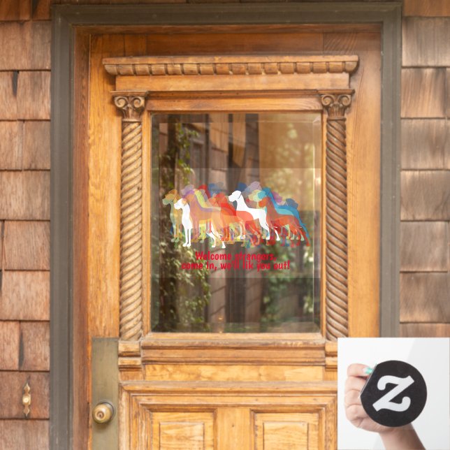 Great Dane Sticker / Cling (Home Door)