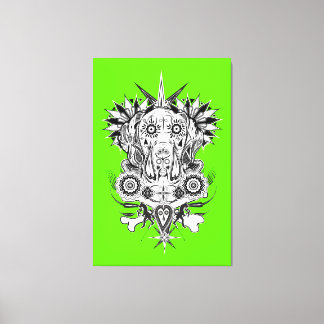 Great Dane Tattoo Canvas Print