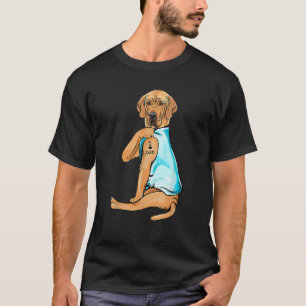 Great Dane Tattoos I Love Dad Sitting Gift Father T-Shirt