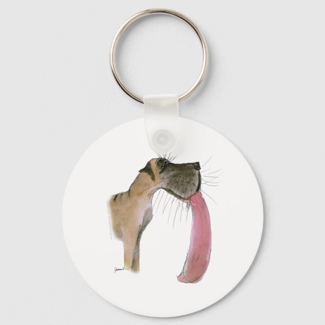 Great Dane, tony fernandes Key Ring (Front)