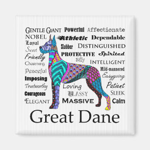 Great Dane Traits Magnet