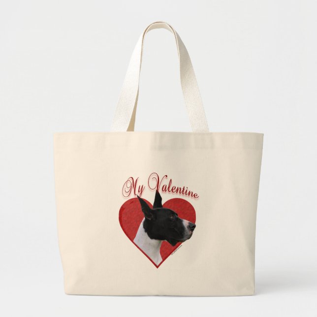 Great Dane Valentine Large Tote Bag (Front)