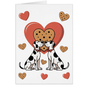 Great Dane Valentinstagkarte