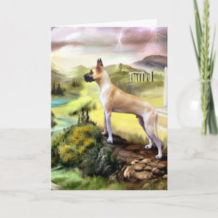 Great Dane Valley of Zeus Card - Customised