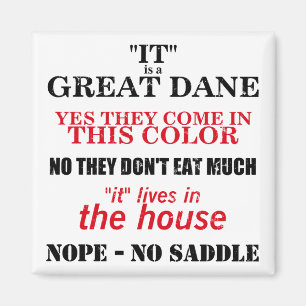 Great Dane Walking Answers Magnet