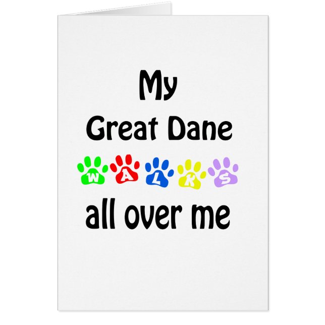 Great Dane Walks Design (Front)