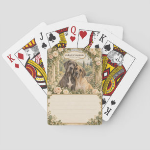 Great Dane Wedding Guest Book Signing Deck Playing Cards