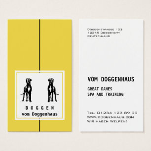 Great Dane yellow based