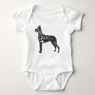 Great Danes are GREAT! Baby Bodysuit