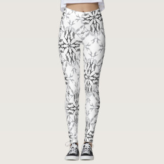 Great Danes Black and White Leggings