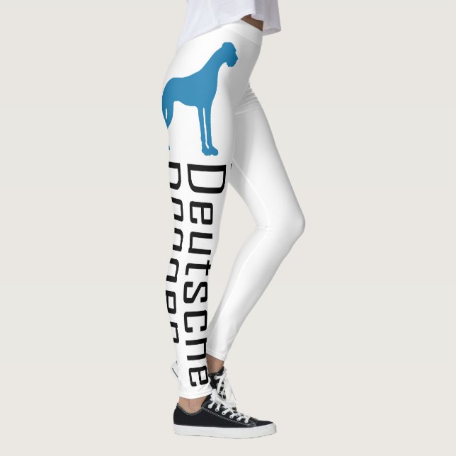 Great Danes blue Leggings (Right)