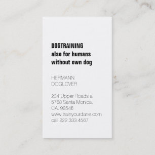 Great Danes Business Card