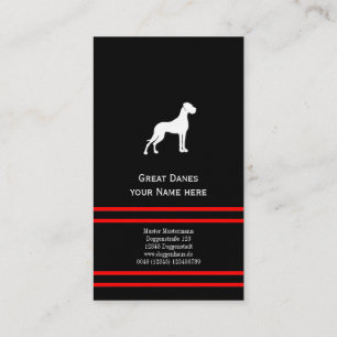 Great Danes Business Cards