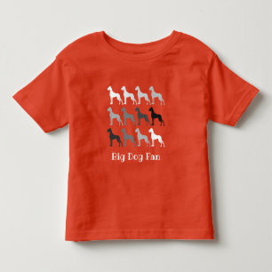 Great Danes in black, white and grey Toddler T-Shirt