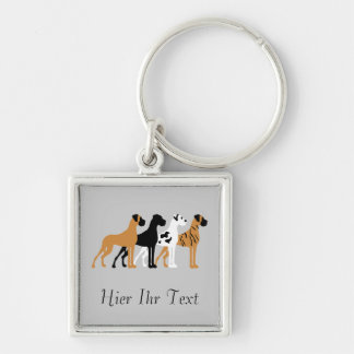 Great Danes Key Ring