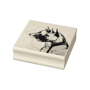 Great Danes Rubber Stamp